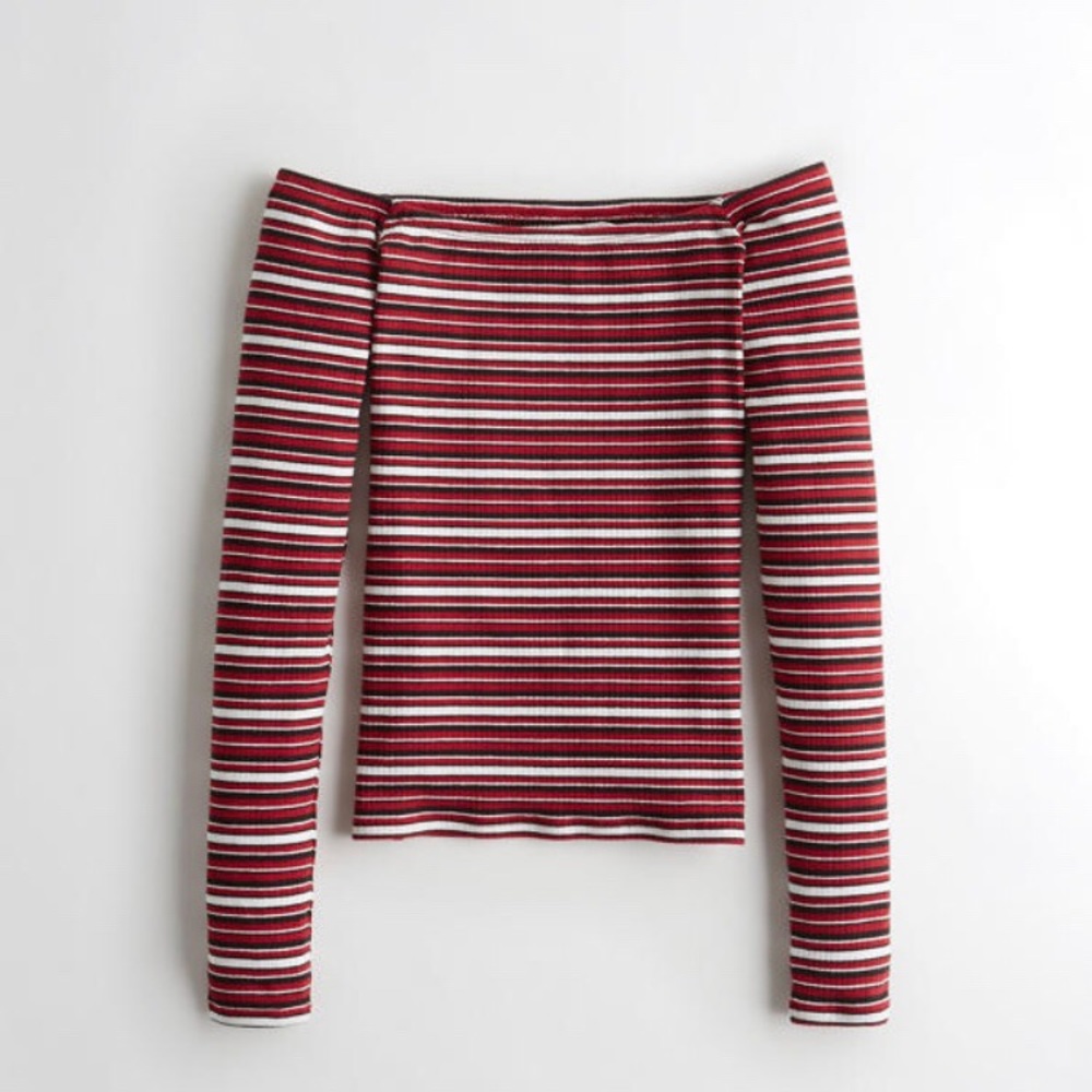 New Comfortable Hollister Off the Shoulder Top